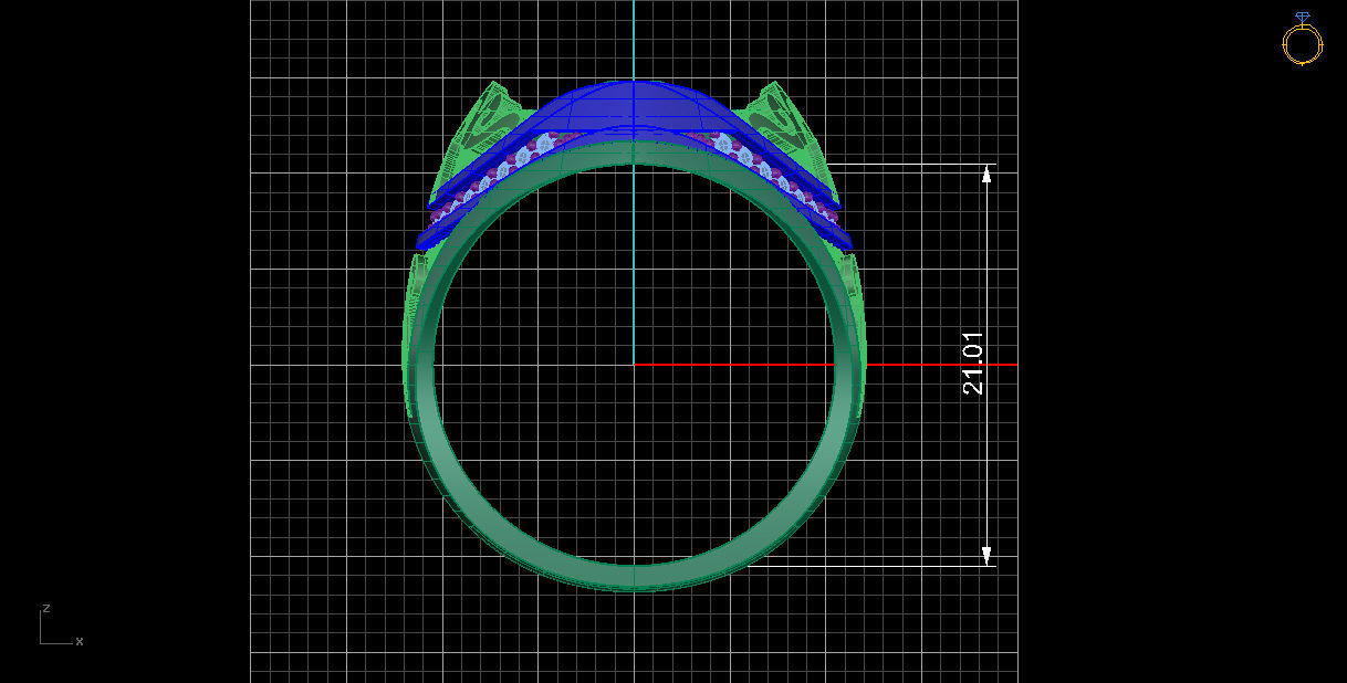 NEO MAN RING MODEL20 3D print model_2