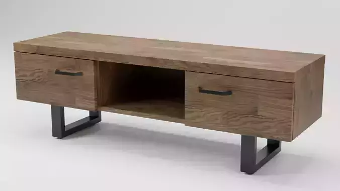 TIMBER TV Stand Dark Wood