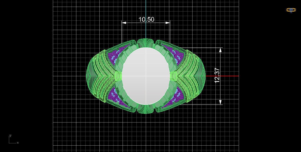 NEO MAN RING MODEL19 3D print model_3