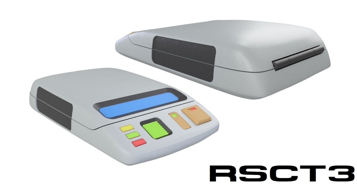 Rick Sternbach TNG Concept Tricorder 3  3D print model_2