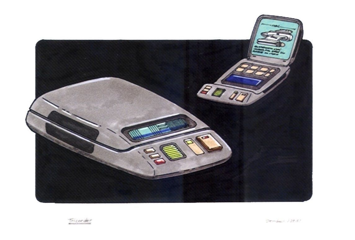 Rick Sternbach TNG Concept Tricorder 3  3D print model_1