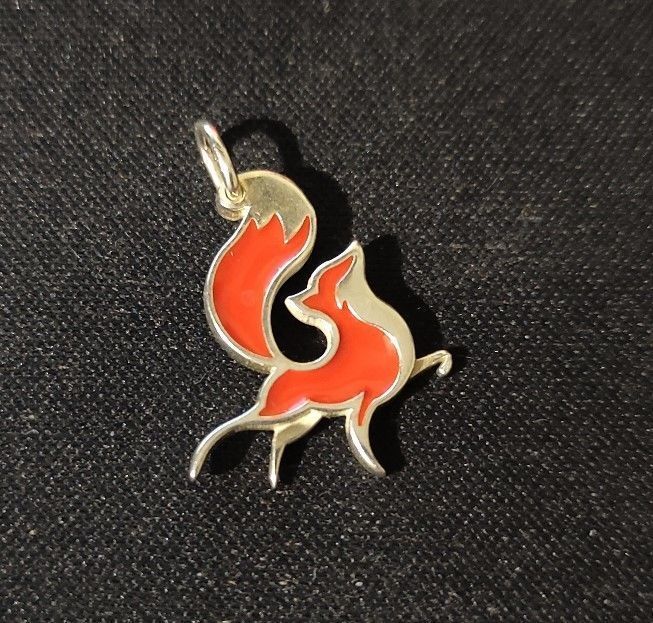 Pendant Red Fox 3D Printable model 3D print model_5