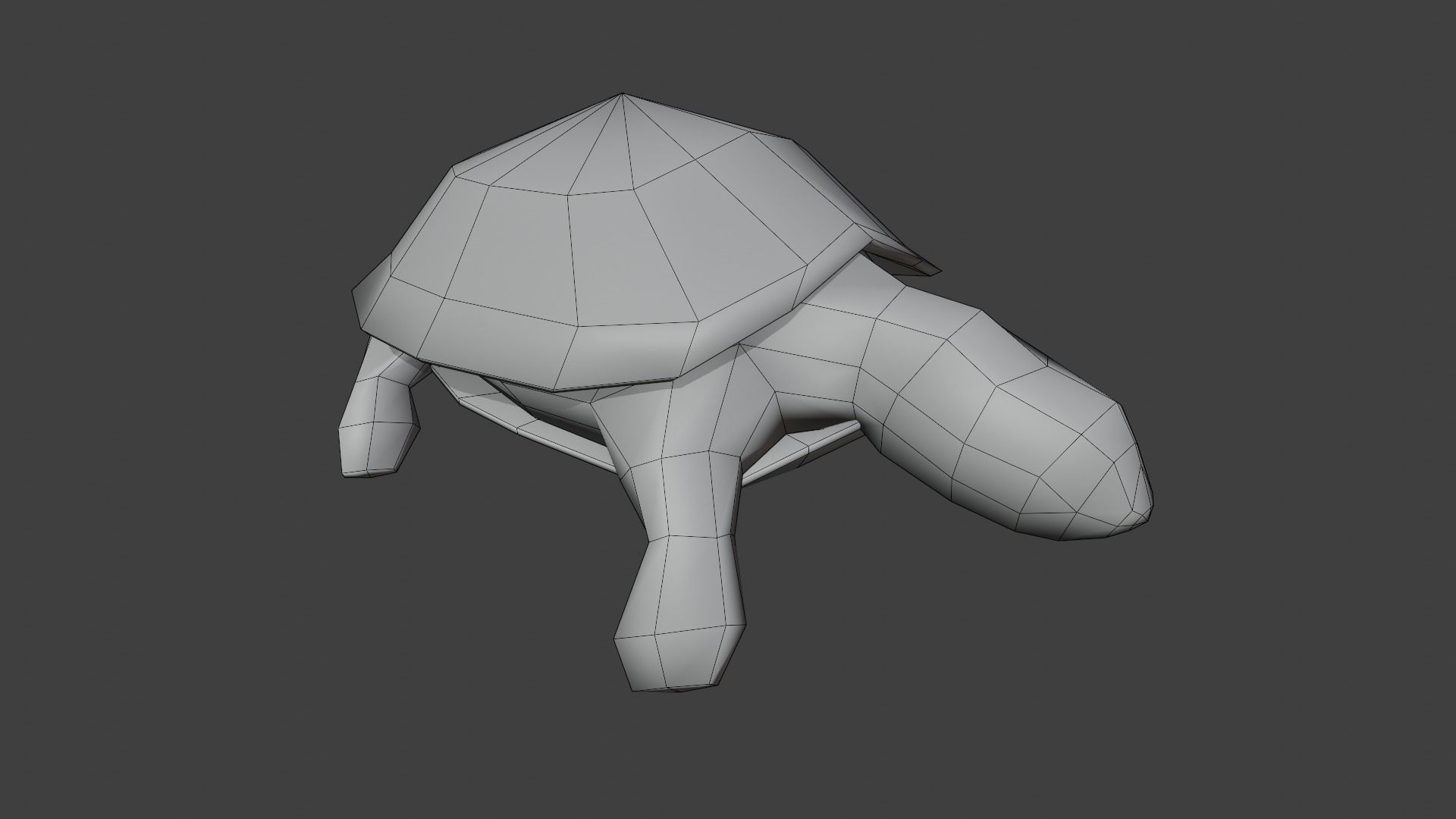 PSX Style Turtle Low-poly 3D model_9