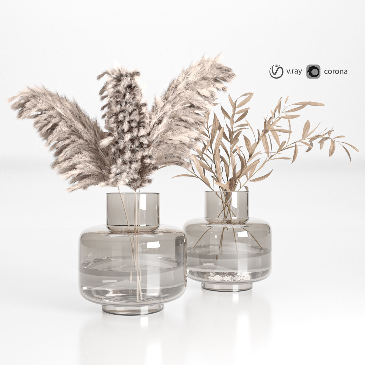 dry bouquet composition 19 3D model_2