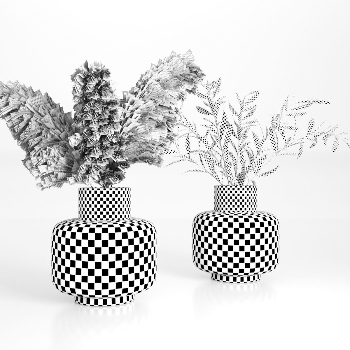 dry bouquet composition 19 3D model_3