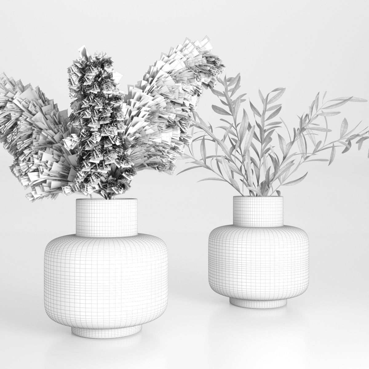 dry bouquet composition 19 3D model_4