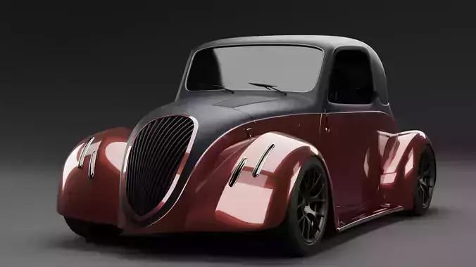 Fiat 500 Topolino 1936 - Modified 3D model