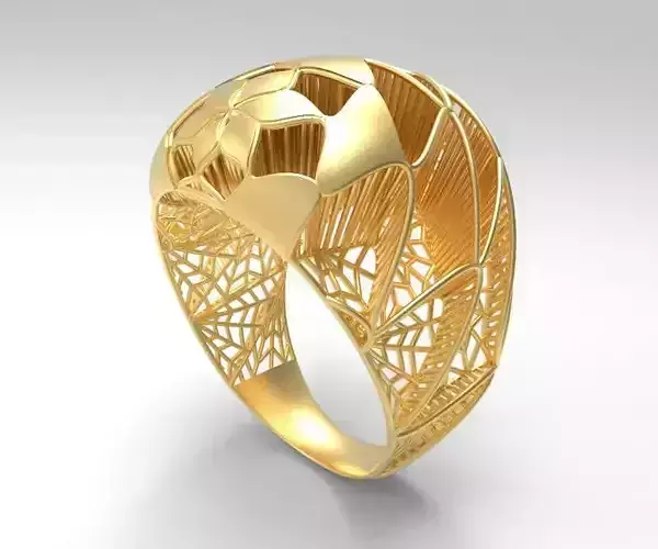 Ultra Vision Geometric Architecture Ring - Eu 58