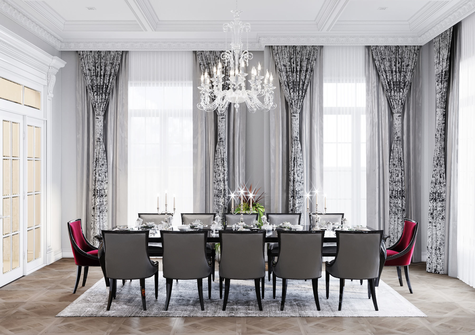 Interior Scene-2 for 3D Studio MAX and Corona Renderer  3D model_4