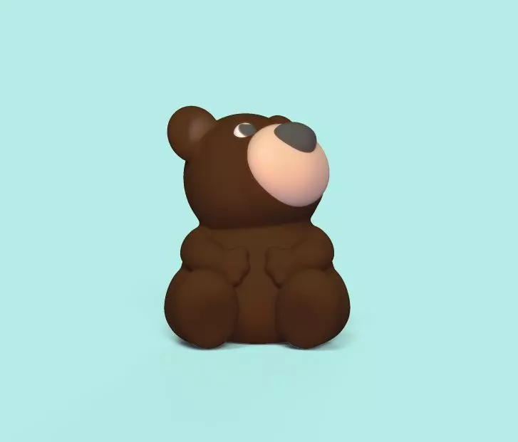 Bear Watching 3D print model_0