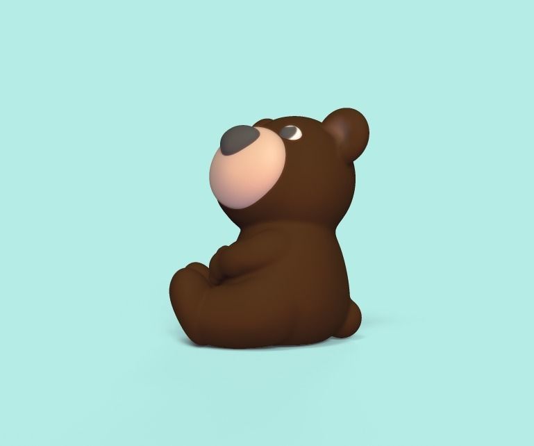 Bear Watching 3D print model_2