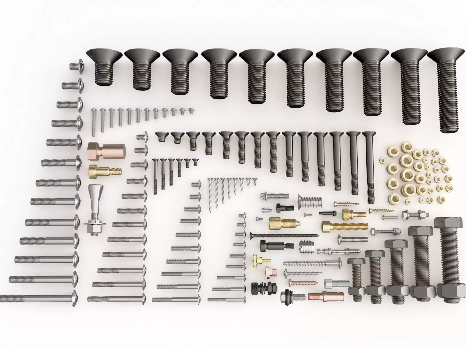 Nuts Bolts and Screws vol 06 3D model_0