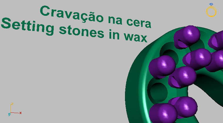 Alphabet Letters 8mm Gemstones 1mm more 3 models Bonus 3D print model_3