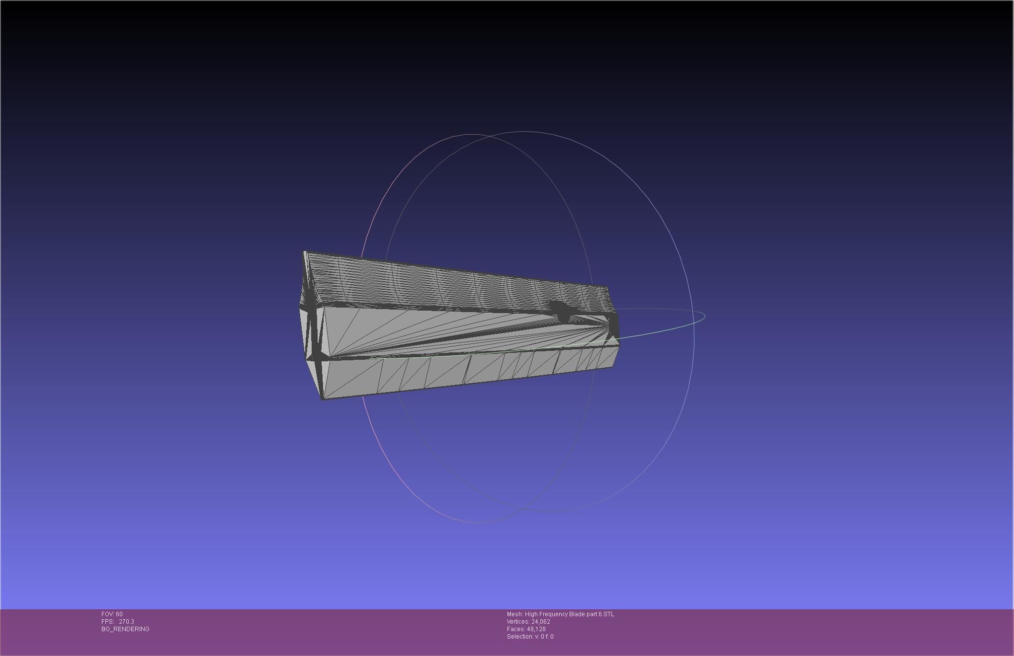 Metal Gear Rising Raiden High Frequency Blade Rework Assembly 3D print model_106