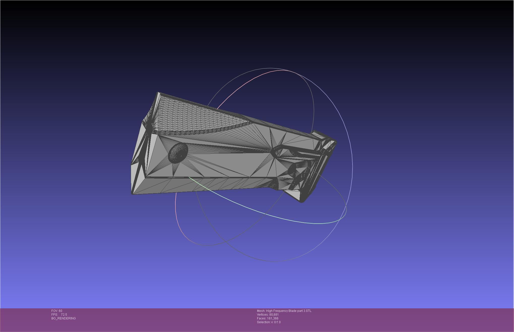 Metal Gear Rising Raiden High Frequency Blade Rework Assembly 3D print model_91