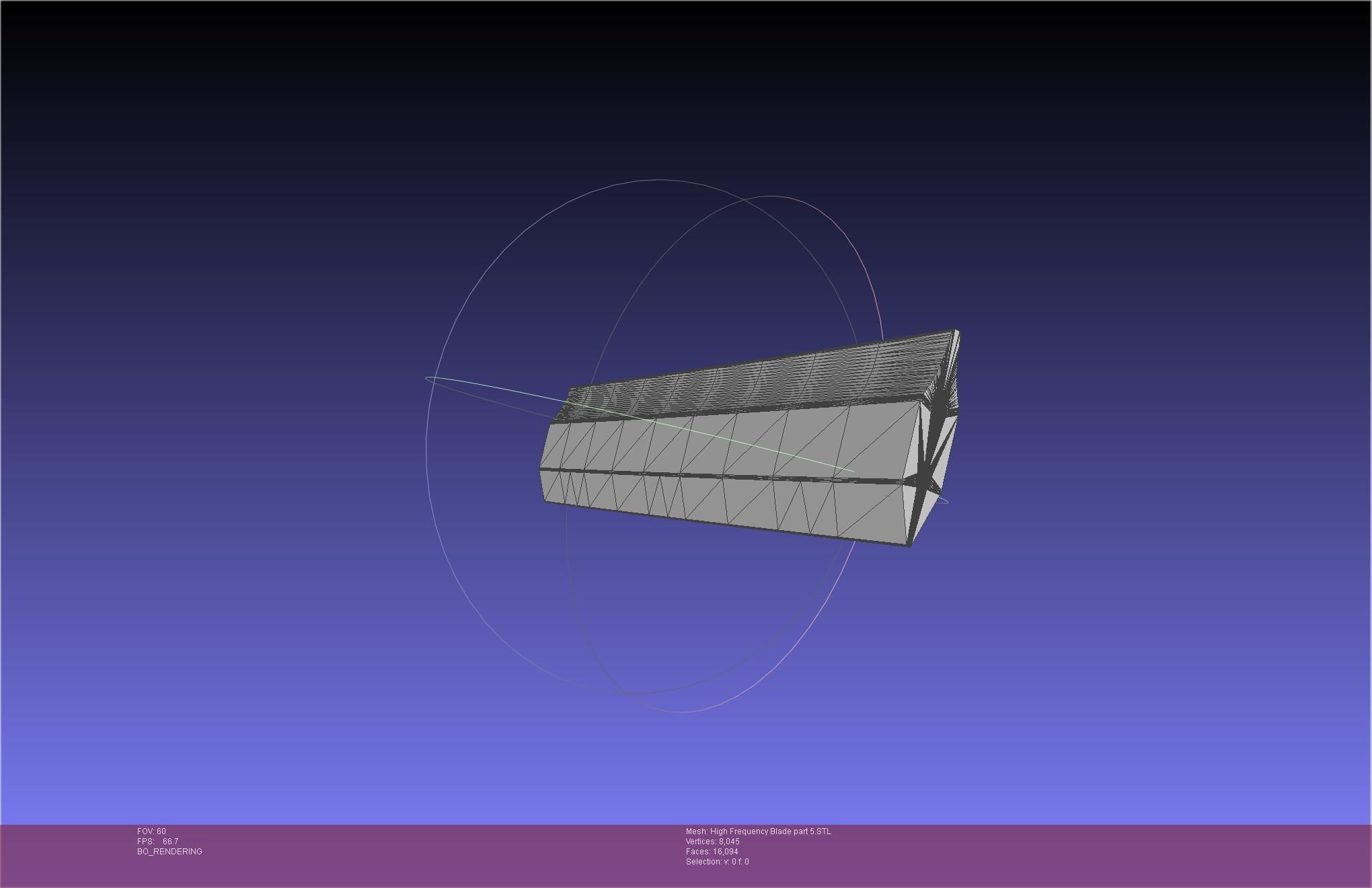 Metal Gear Rising Raiden High Frequency Blade Rework Assembly 3D print model_103