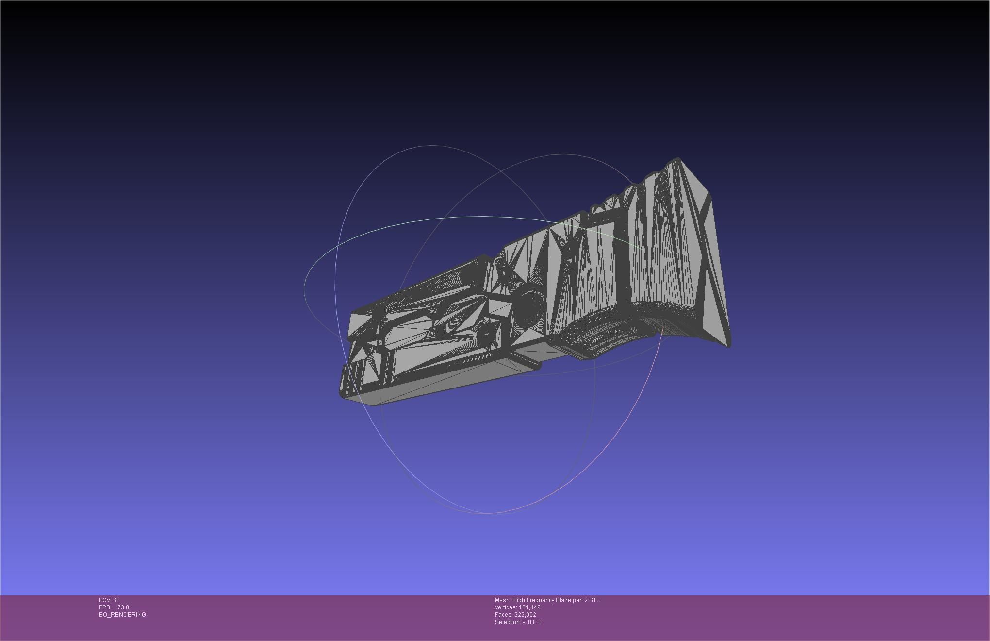 Metal Gear Rising Raiden High Frequency Blade Rework Assembly 3D print model_82