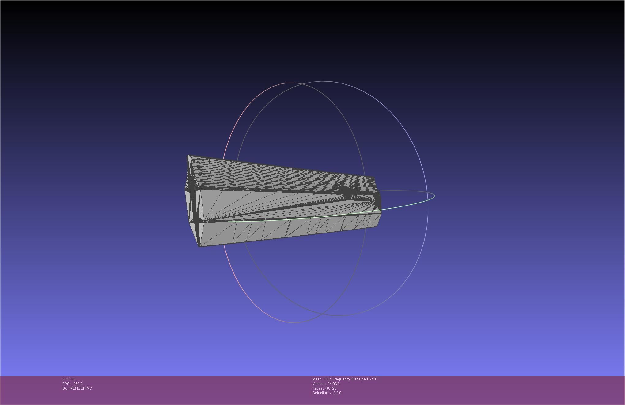 Metal Gear Rising Raiden High Frequency Blade Rework Assembly 3D print model_107