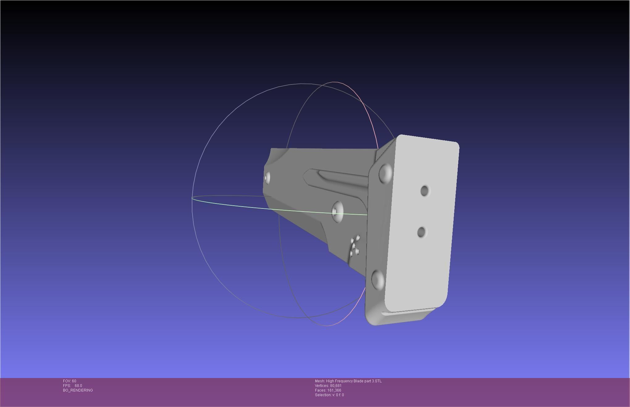 Metal Gear Rising Raiden High Frequency Blade Rework Assembly 3D print model_87