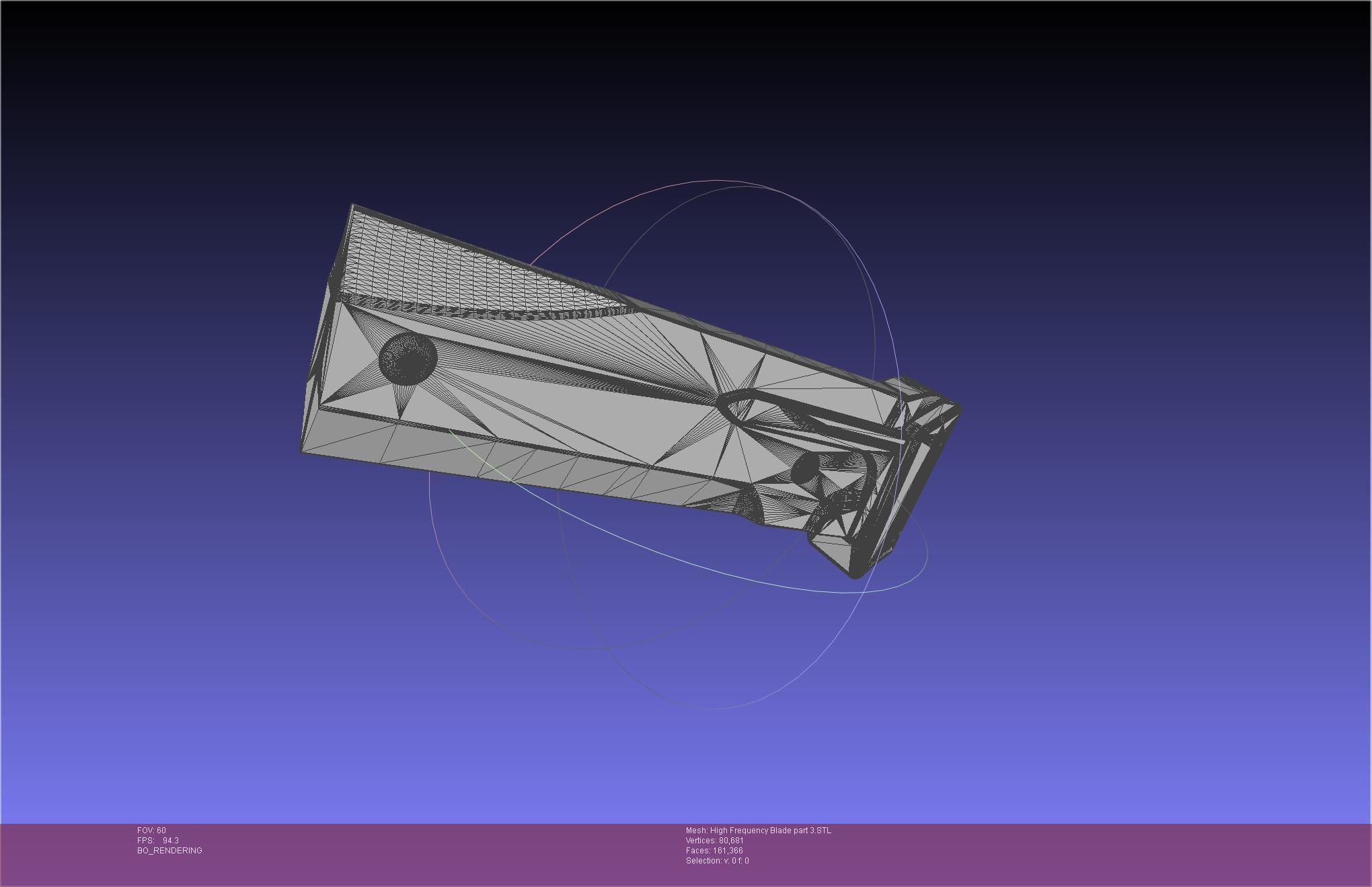 Metal Gear Rising Raiden High Frequency Blade Rework Assembly 3D print model_90