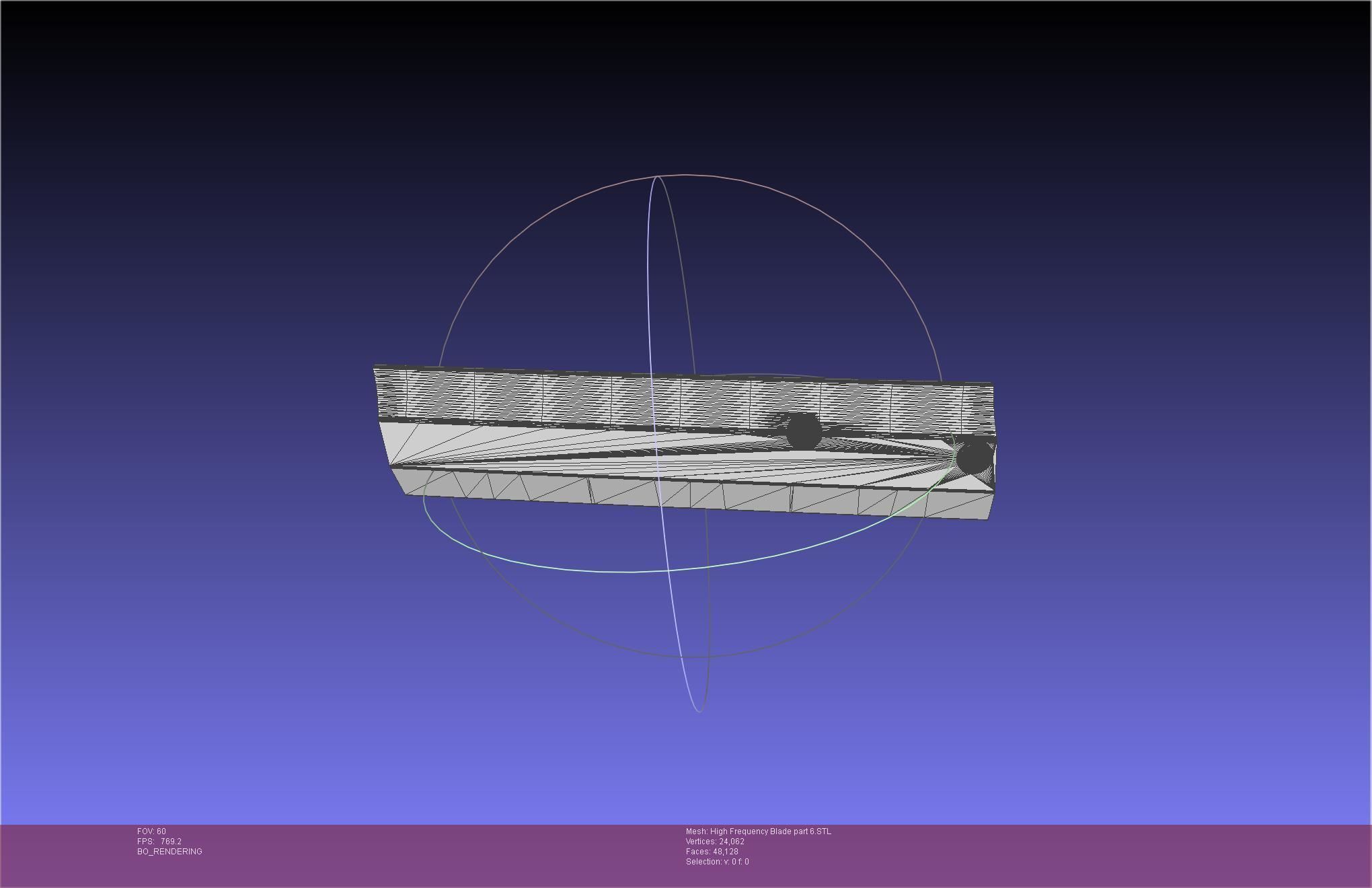 Metal Gear Rising Raiden High Frequency Blade Rework Assembly 3D print model_108