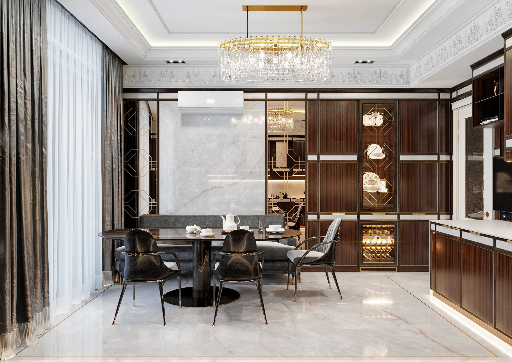 Interior Scene-3 for 3D Studio MAX and Corona Renderer 3D model_5