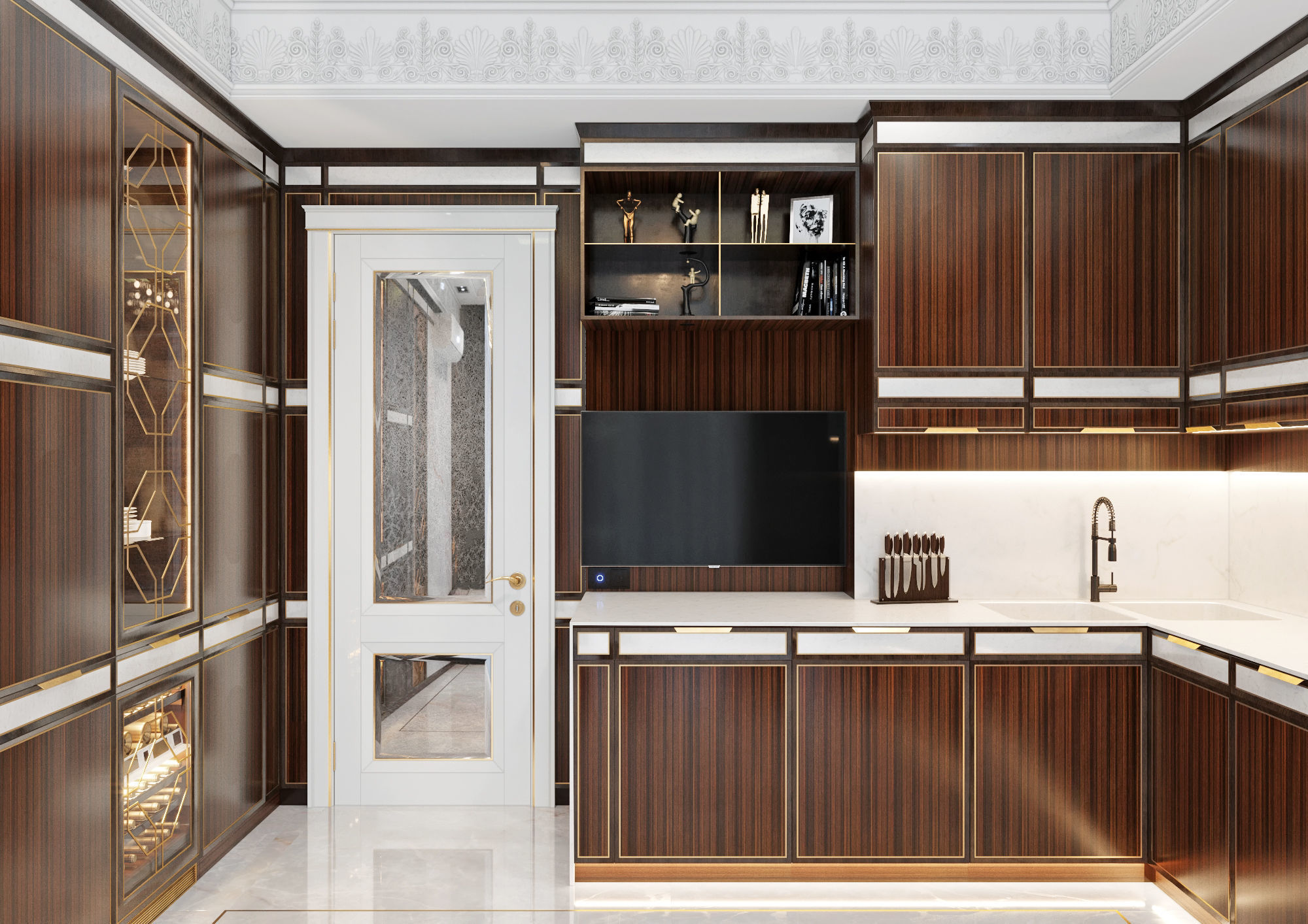 Interior Scene-3 for 3D Studio MAX and Corona Renderer 3D model_3