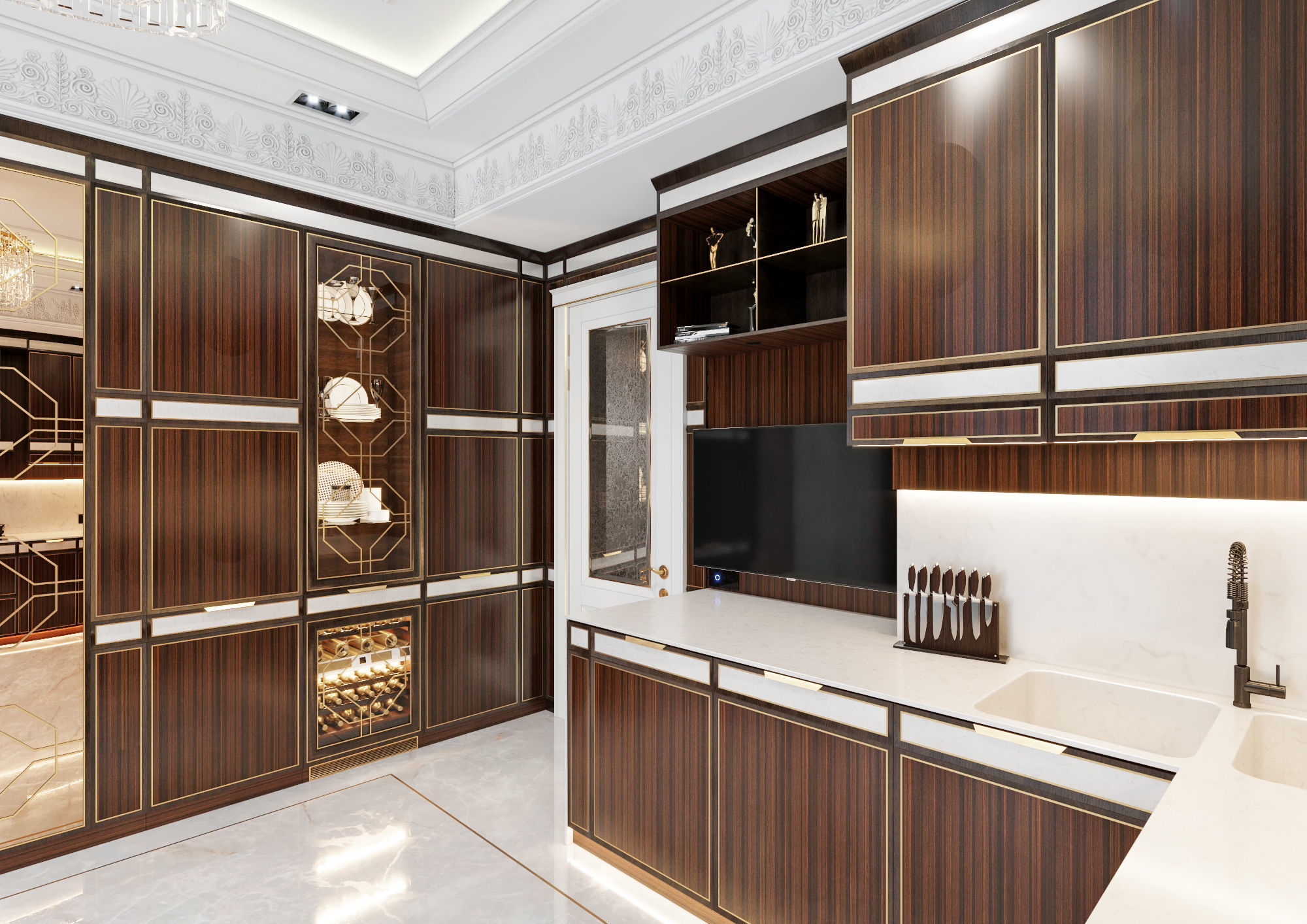 Interior Scene-3 for 3D Studio MAX and Corona Renderer 3D model_4