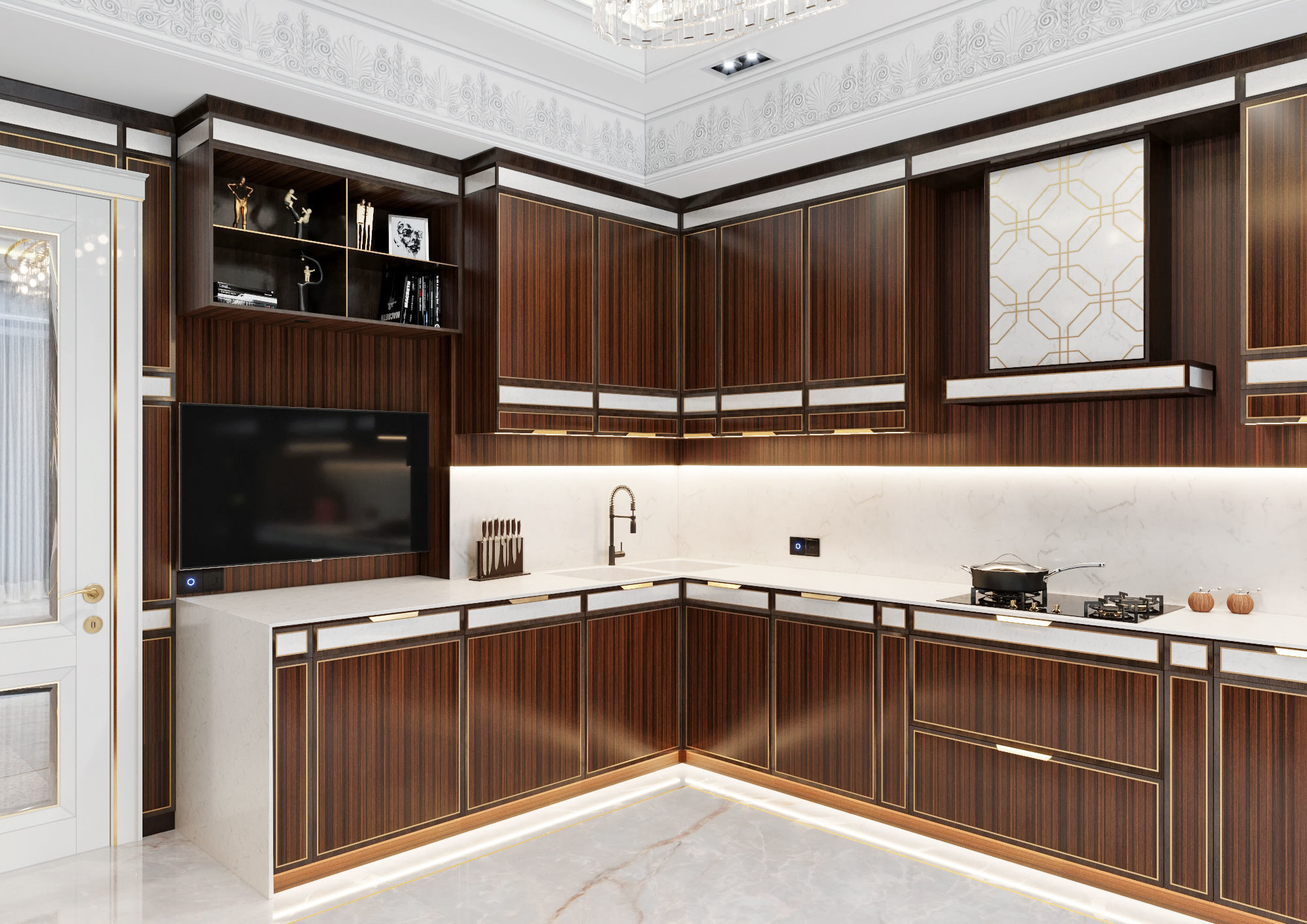 Interior Scene-3 for 3D Studio MAX and Corona Renderer 3D model_2