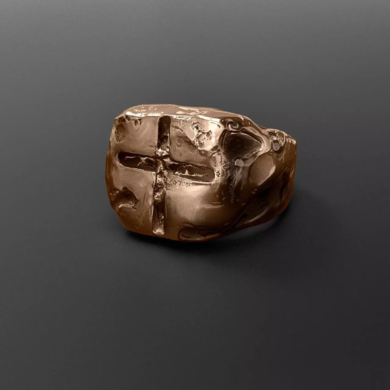 Brutal men ring 3D print model