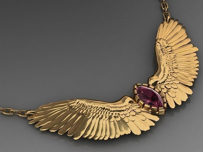 Wing pendant  3D print model
