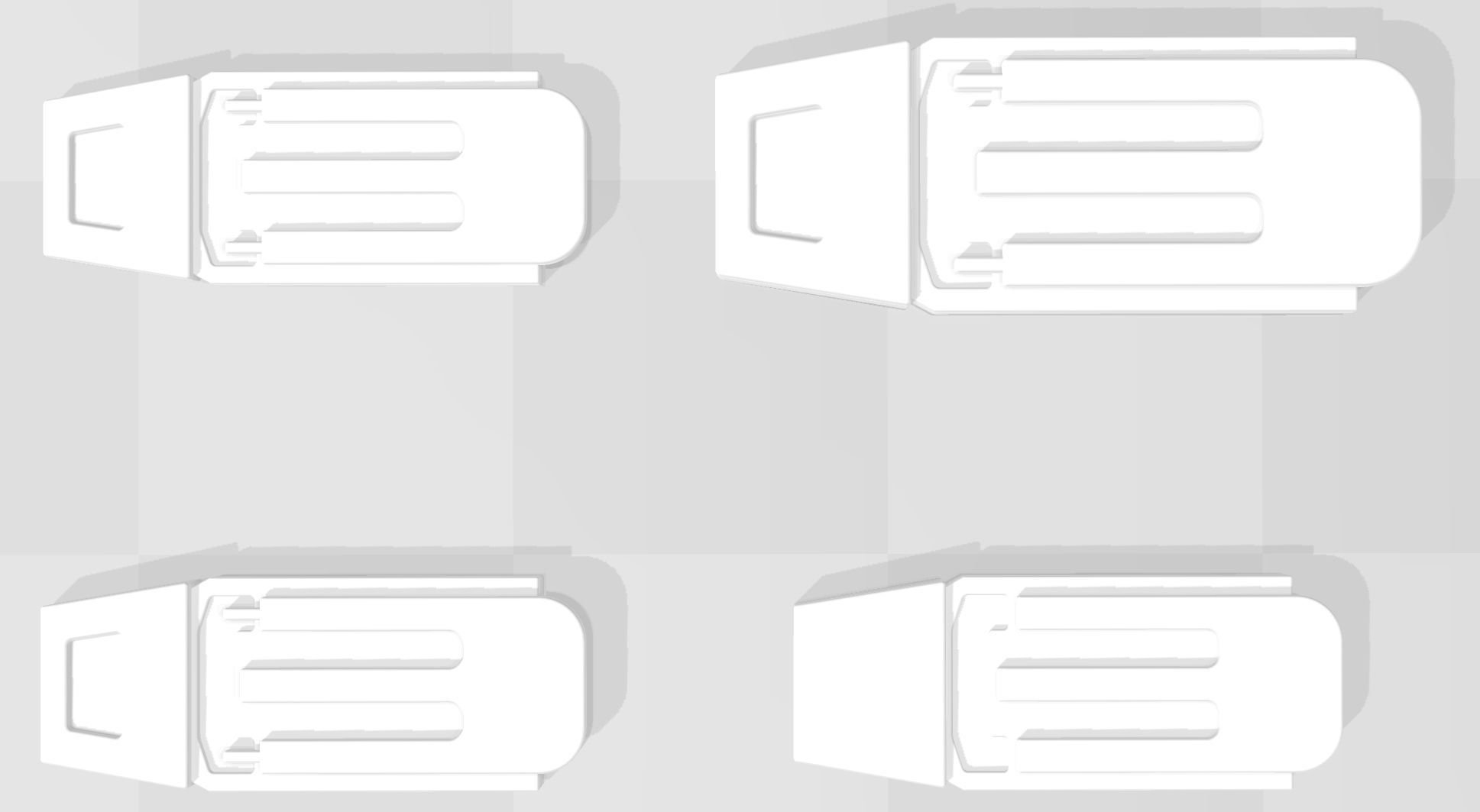 Star Wars First Order TK Clips Detail Greebles TFA and TLJ FOTK 3D print model_6