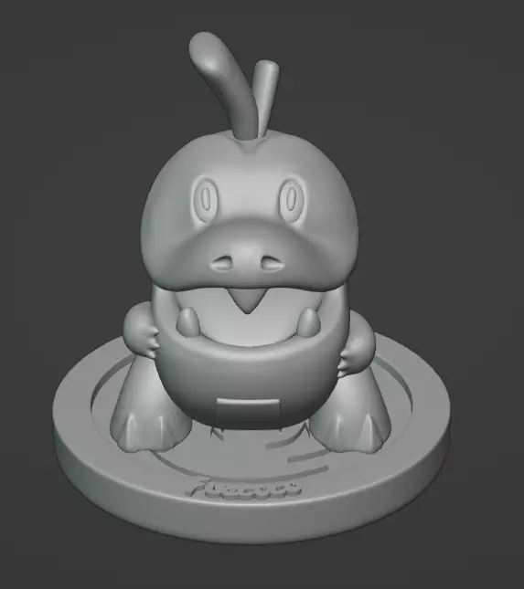 Fuecoco Pokemon 3D print model_0