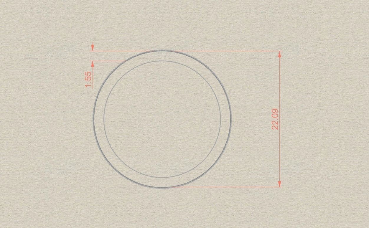 Model 709 9 US Size Auger Ring Pave Diamond 3D print model_8