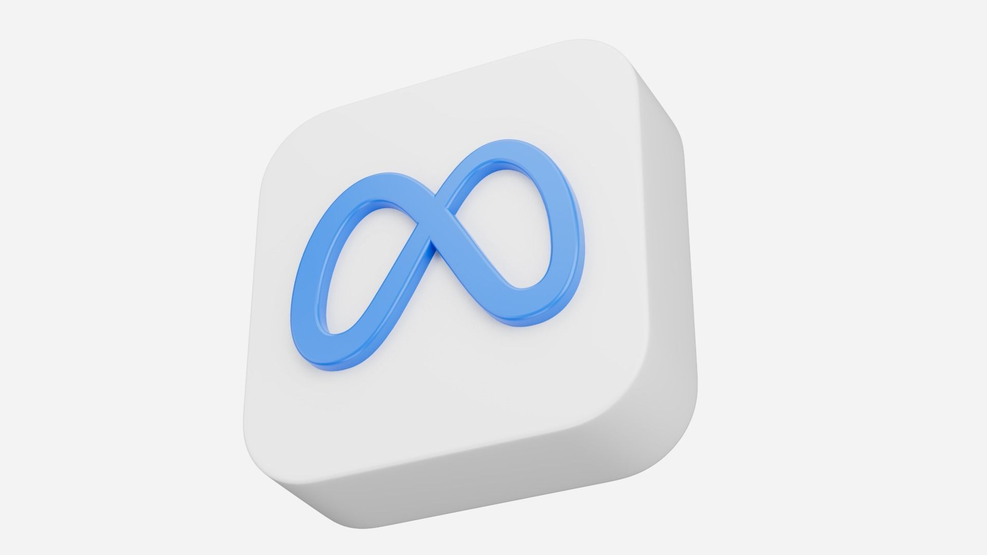 Meta App Icon  3D model_4