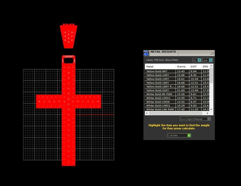Cross Pendant 04 3D print model_7