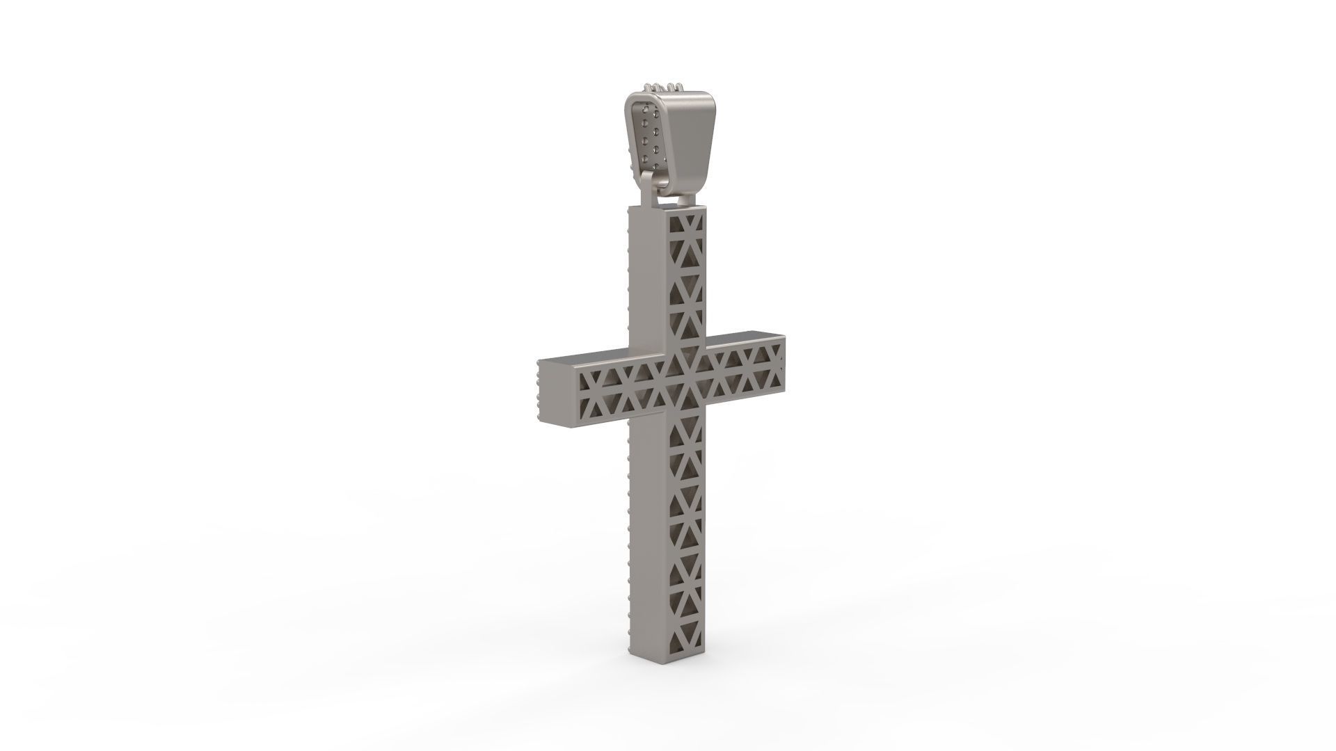 Cross Pendant 04 3D print model_3
