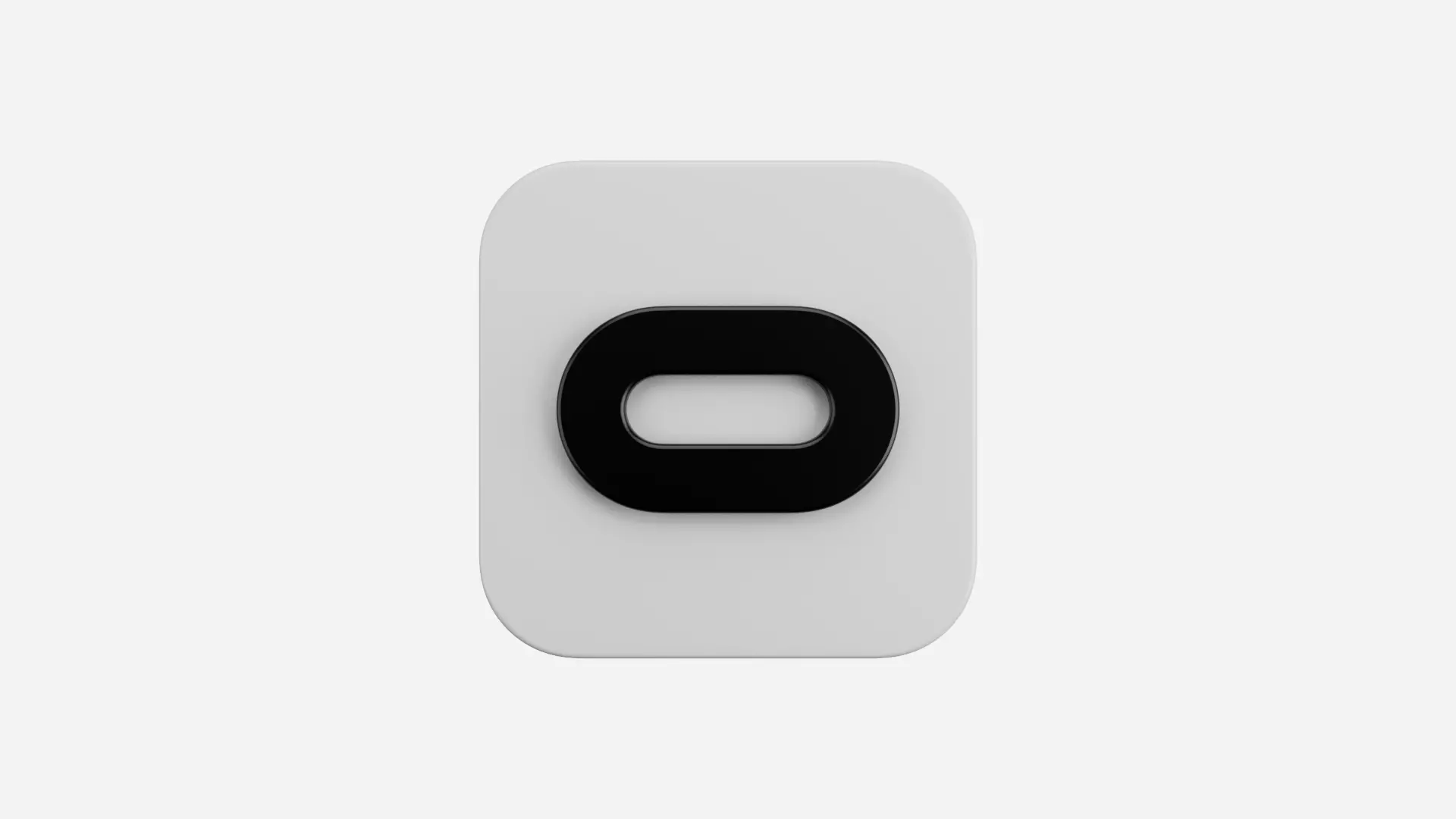 Oculus App Icon 3D model_0