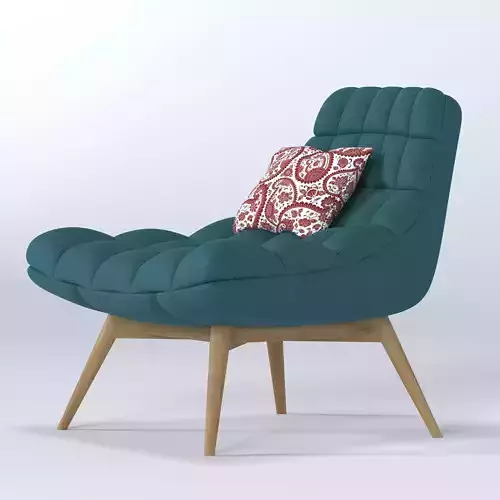Kolton Accent Armchair Low-poly 3D model