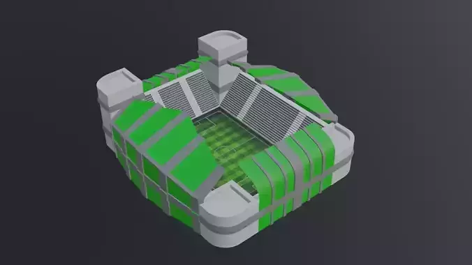Football Stadium - Green