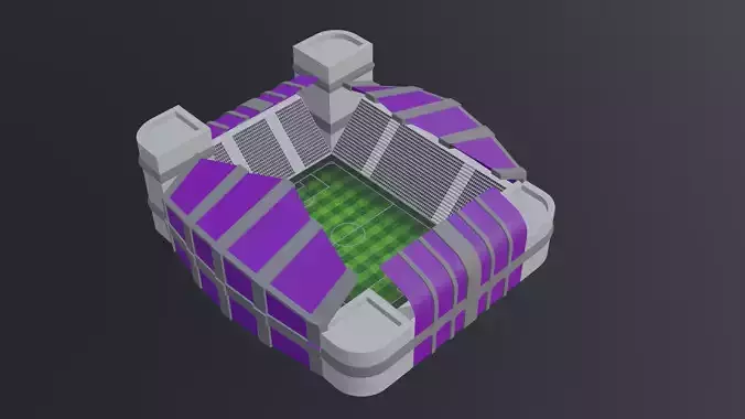 Football Stadium - Purple