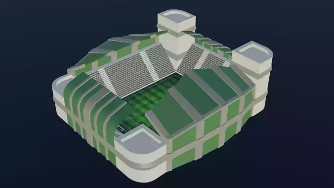 Football Stadium - Dark Green