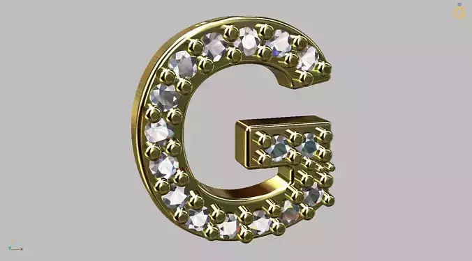 Letter G - 8mm