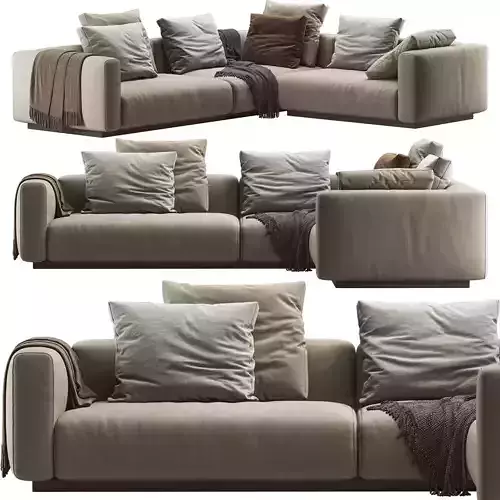 Flexform Lario Sofa 3D model