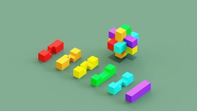 3D model Cube Toy VR / AR / low-poly | CGTrader