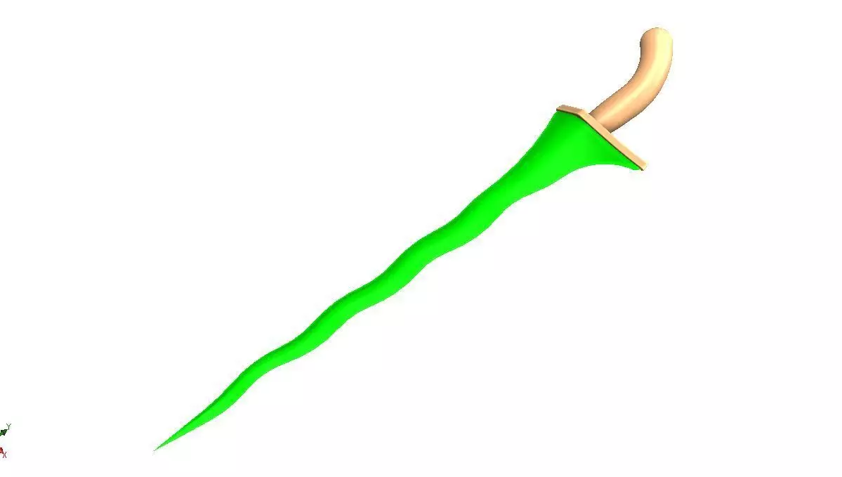 dagger - keris - kris 3D print model