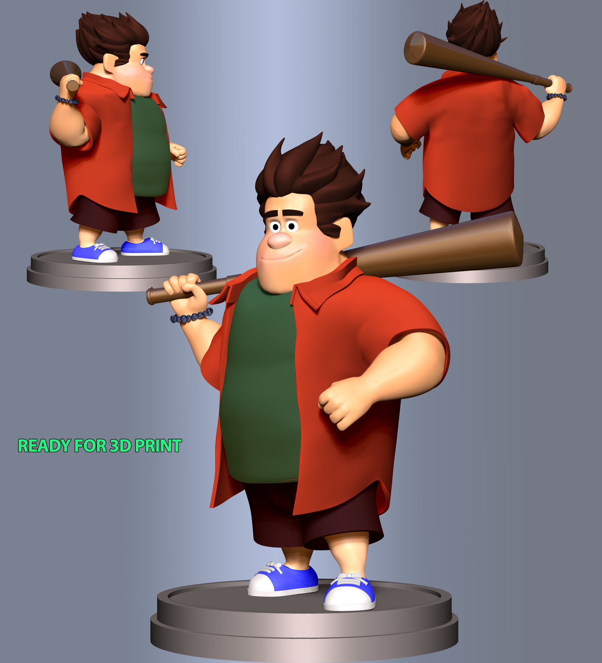 Wreck-It Ralph Free 3D print model_1