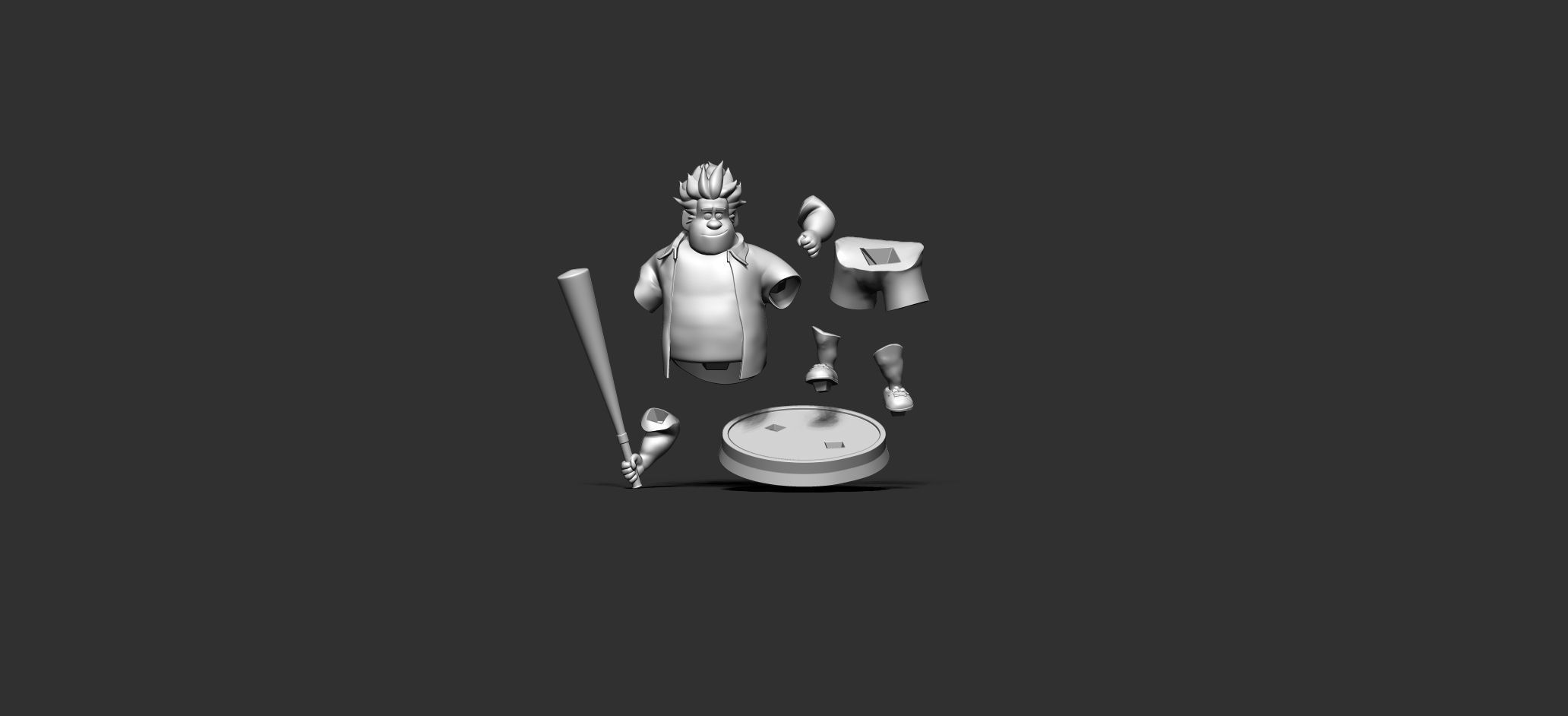 Wreck-It Ralph Free 3D print model_8