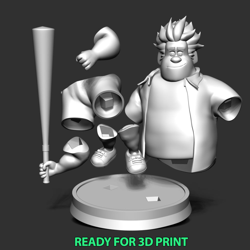 Wreck-It Ralph Free 3D print model_3