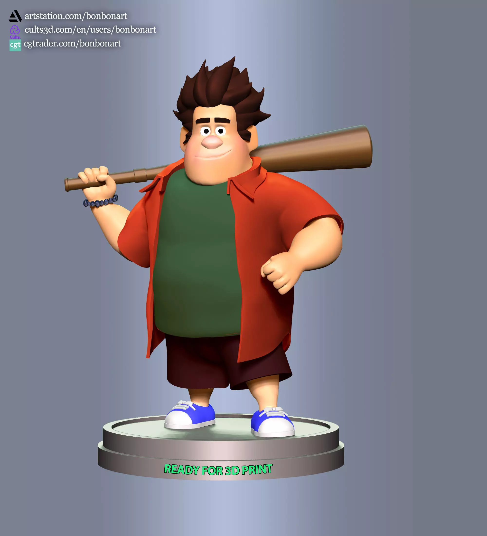 Wreck-It Ralph Free 3D print model_0